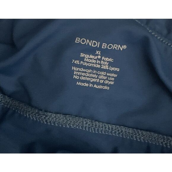 NEW $275 Bondi Born V Neck Victoria One-Piece Swimsuit Blue XLarge - Picture 8 of 8